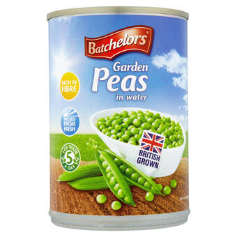Iceland Batchelors garden peas in water 400g offer