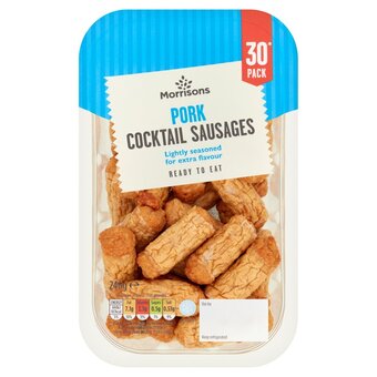 Morrisons Morrisons pork cocktail sausages 30 pack offer