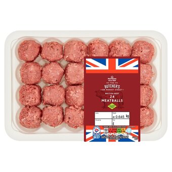 Morrisons Morrisons 24 british beef meatballs offer