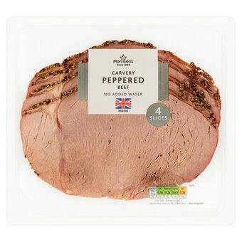 Morrisons Morrisons carvery roast peppered beef offer