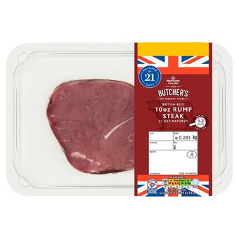 Morrisons Market street beef rump steak offer