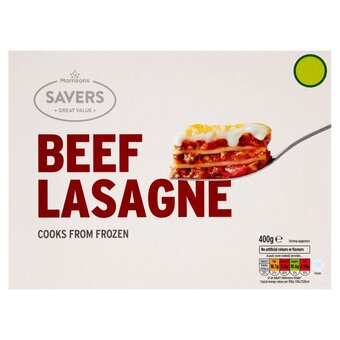Morrisons Morrisons savers beef lasagne offer