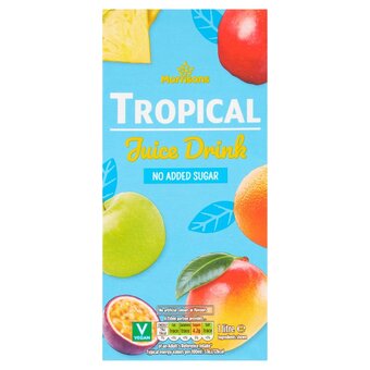 Morrisons Morrisons no added sugar tropical juice drink offer