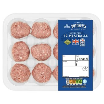 Morrisons Morrisons 12 pork meatballs offer