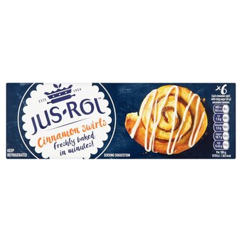 Morrisons Jus-rol 6 cinnamon swirls dough x6 offer