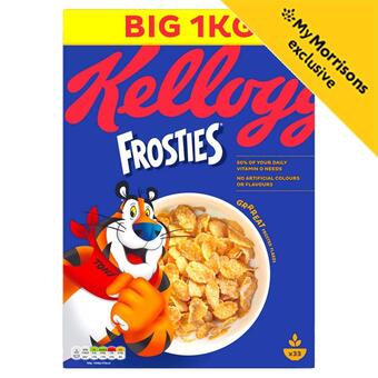 Morrisons Kellogg's frosties cereal offer