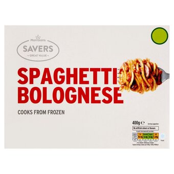 Morrisons Morrisons savers spaghetti bolognese offer