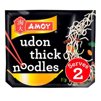 Morrisons Amoy straight to wok udon thick noodles offer
