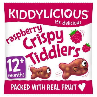 Morrisons Kiddylicious raspberry crispy tiddlers offer