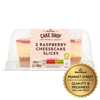 Morrisons Market street raspberry cheesecake wedges offer