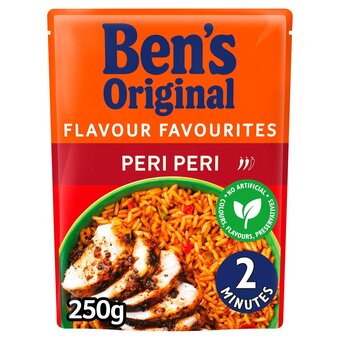 Morrisons Ben's original peri peri microwave rice offer