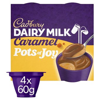 Morrisons Cadbury dairy milk pots of joy caramel chocolate offer