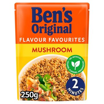 Morrisons Ben's original mushroom microwave rice offer
