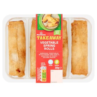 Morrisons Morrisons vegetable spring rolls offer