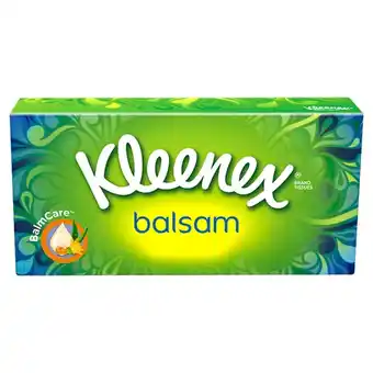 Morrisons Kleenex balsam tissues single pack offer