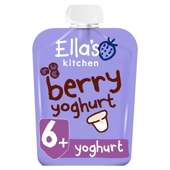 Morrisons Ella's kitchen organic berry greek style yoghurt baby pouch 6+ months offer