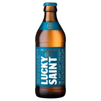 Morrisons Lucky saint unfiltered alcohol free lager offer