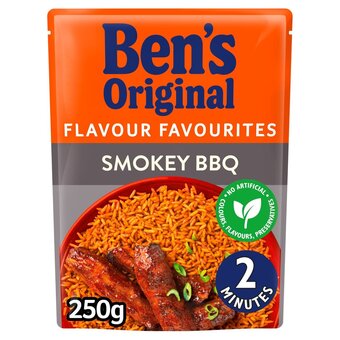 Morrisons Ben's original smokey bbq microwave rice offer