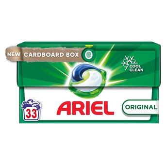 Morrisons Ariel original all in 1 pods washing liquid capsules washes offer