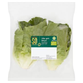 Sainsbury's Sainsbury's little gem lettuce, so organic x2 offer