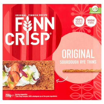 Sainsbury's Finn crisp original crispbread 200g offer