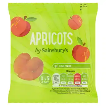 Sainsbury's Sainsbury's dried apricots 40g offer