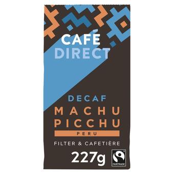 Sainsbury's Cafédirect fairtrade decaffeinated machu picchu peru ground coffee 227g offer