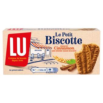 Sainsbury's Lu le petit biscotte crunchy cinnamon & brown sugar biscuits 200g offer