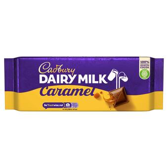 Sainsbury's Cadbury dairy milk caramel chocolate bar 180g offer