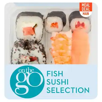Sainsbury's Sainsbury's on the go fish sushi selection 150g offer