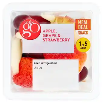 Sainsbury's Sainsbury's on the go apple, grape & strawberry 135g offer