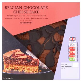 Sainsbury's Sainsbury's belgian chocolate cheesecake dessert 500g offer