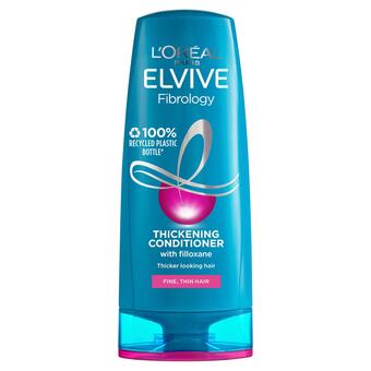 Sainsbury's L'oreal paris elvive fibrology fine hair conditioner 300ml offer