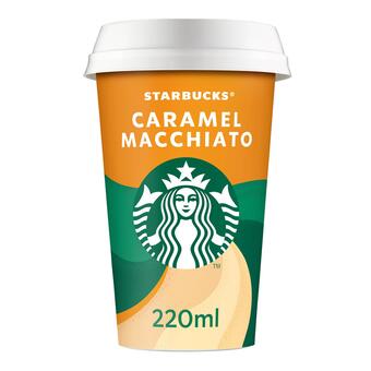 Sainsbury's Starbucks caramel macchiato flavoured milk iced coffee 220ml offer