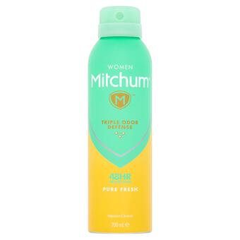 Sainsbury's Mitchum women triple odor defense protection pure fresh anti-perspirant & deodorant 200ml offer