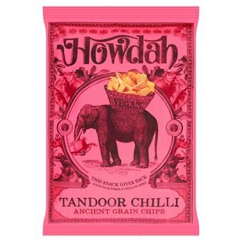 Sainsbury's Howdah tandoor chilli ancient grain chips 130g offer