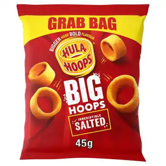 Sainsbury's Big hoops salted grab bag crisps 45g offer