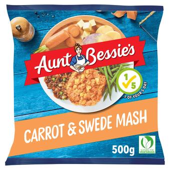 Sainsbury's Aunt bessie's carrot & swede mash 500g offer