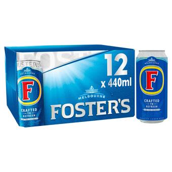 Sainsbury's Foster's lager beer can 12x440ml offer