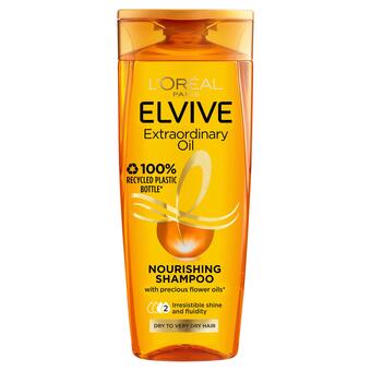 Sainsbury's L'oreal elvive extraordinary oil dry hair shampoo 400ml offer