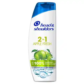 Sainsbury's Head & shoulders apple anti-dandruff 2 in 1 shampoo 400ml offer
