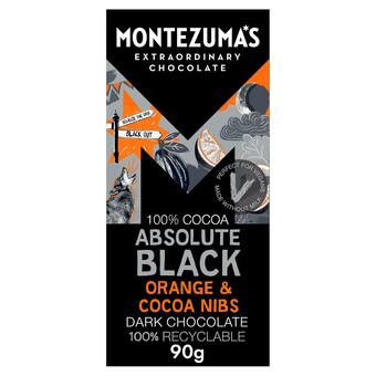 Sainsbury's Montezuma's orange & cocoa nibs dark chocolate 90g offer