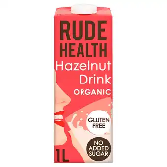Sainsbury's Rude health organic hazelnut drink 1l offer