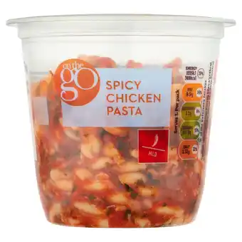 Sainsbury's Sainsbury's on the go spicy chicken pasta salad 275g offer