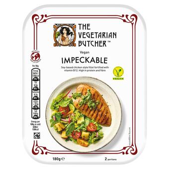 Sainsbury's The vegetarian butcher impeckable vegan chicken fillet 180g offer