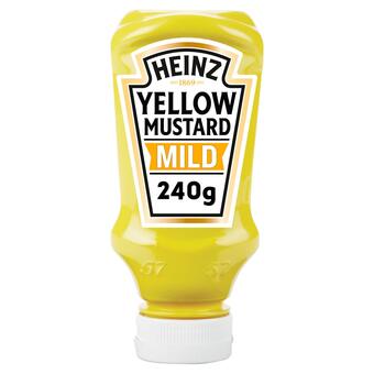 Sainsbury's Heinz yellow mustard, mild 220ml offer
