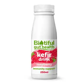 Sainsbury's Biotiful kefir raspberry 250ml offer