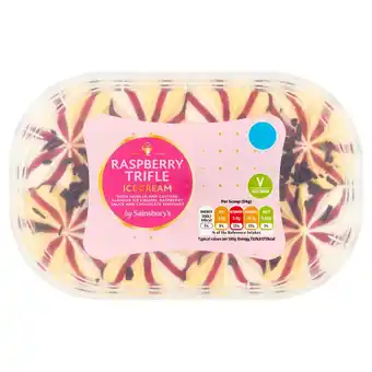 Sainsbury's Sainsbury's raspberry trifle ice cream 900ml offer