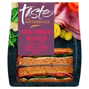 Sainsbury's Sainsbury's new yorker sandwich, taste the difference offer