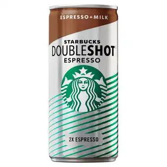 Sainsbury's Starbucks doubleshot espresso iced coffee 200ml offer